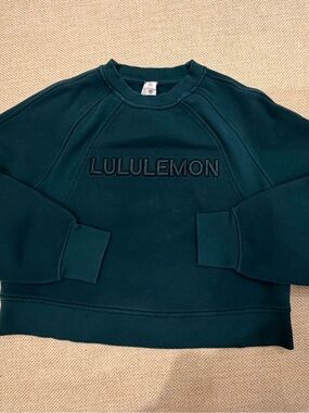 Lululemon Athletica Teal Green Crewneck Sweatshirt